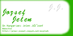 jozsef jelen business card